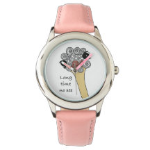 Montre Autruche pour Enfants "long time no see"