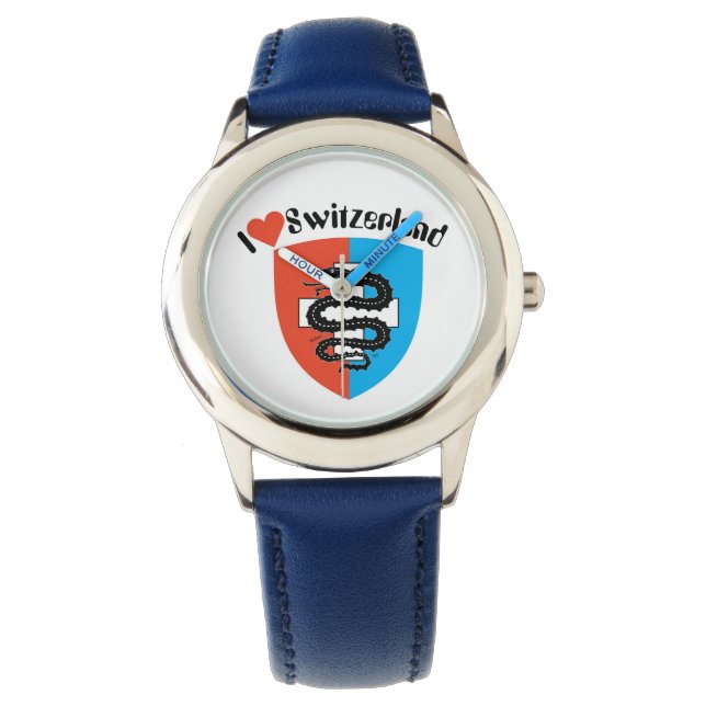 Montre avec Swiss Design Ticino Suisse (devant)