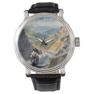 Montre Aventure à grande vitesse dans un paysage montagna