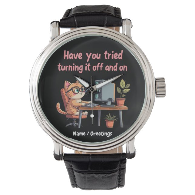 Montre Avez-vous essayé de l'éteindre et d'activer le sup (devant)