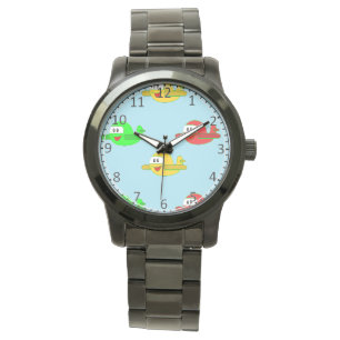 Montre Avion joyeux de Kawaii