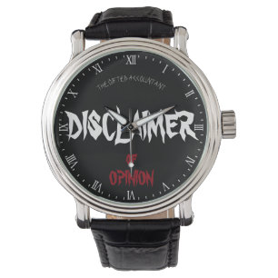 Montre "Avis de non-responsabilité"