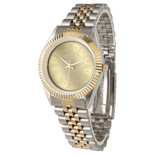 Montre Avocat d'or des périodes Personalizable