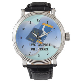 Montre Avoir un passeport, voyager