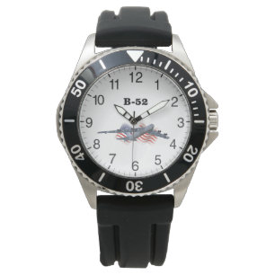 Montre B-52 Bombe stratégique avec drapeau américain