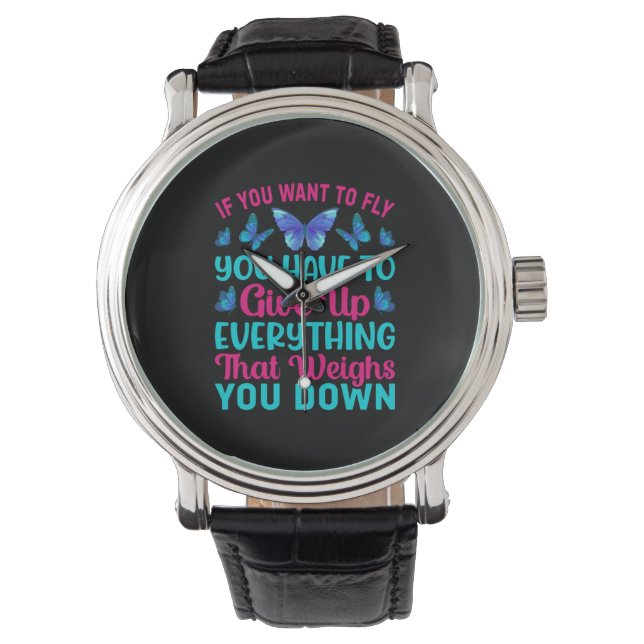 Montre Babfly | If You Want To Fly (devant)