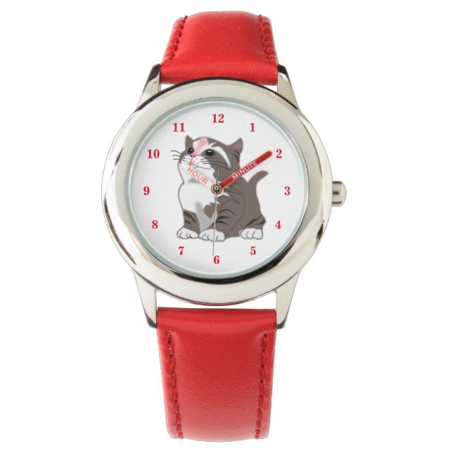 Montre Baby Cat Watch cadeau (devant)