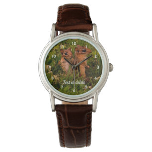 Montre Baby Chipmunks Animal Art Personnalisé