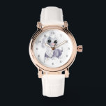 Montre Baby Puppy Watch Gift - Painting<br><div class="desc">Cute Small Puppy MIGNED painting</div>
