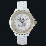 Montre Baby Puppy Watch Gift - Painting<br><div class="desc">Cute Small Puppy MIGNED painting</div>