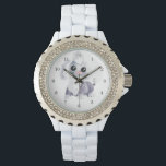 Montre Baby Puppy Watch Gift - Painting<br><div class="desc">Cute Small Puppy MIGNED painting</div>