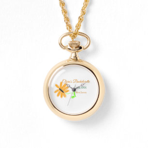 Montre Bachelorette fête ajouter nom date place tournesol