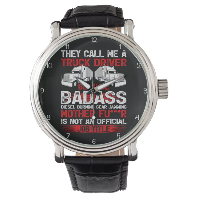 Montre Badass Trucker: Not Official Title (devant)