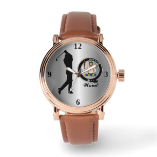 Montre Badge De Clan De Bois (Son) Golf