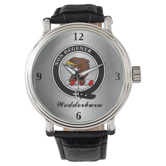 Montre Badge de clan de mariage personnalisé (devant)