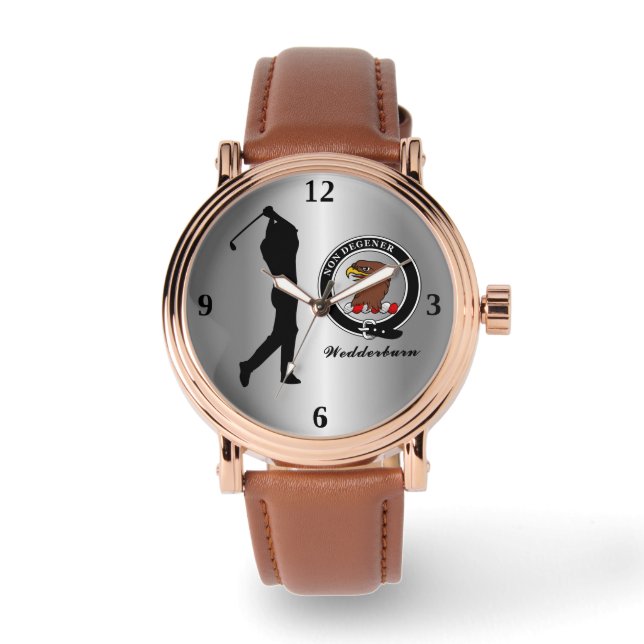 Montre Badge De Clan De Mariage (Son) Golf (Recto)