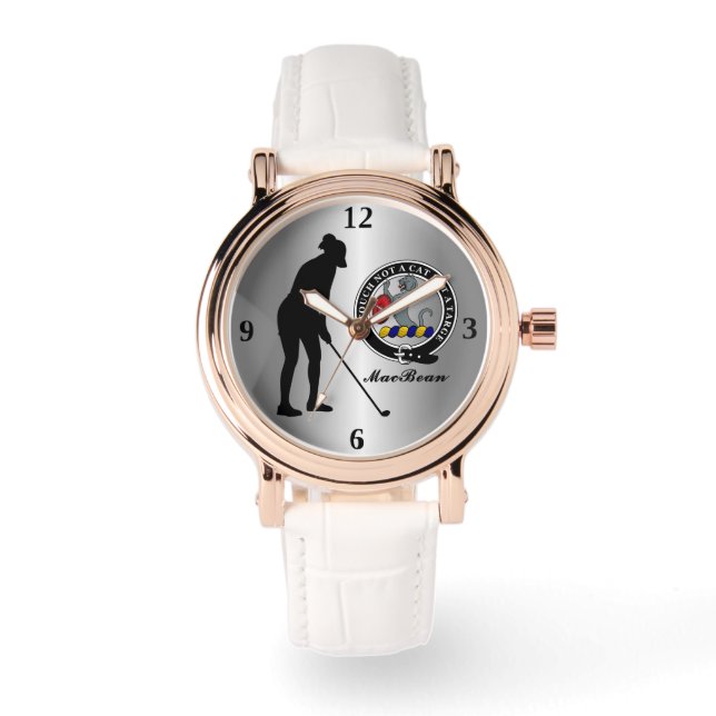 Montre Badge de clan MacBean (Hers) Golf (Recto)