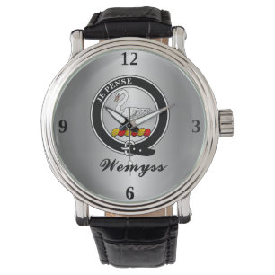 Montre Badge de clan Wemyss personnalisé
