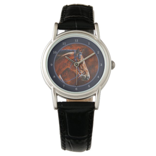 Montre Baie Hanoverian Horse Gris (devant)