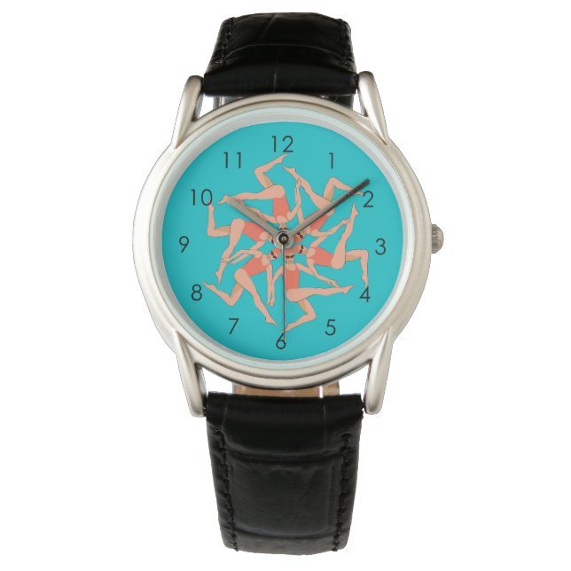 Montre Baigneurs Artistiques - Baignade Synchronisée (devant)