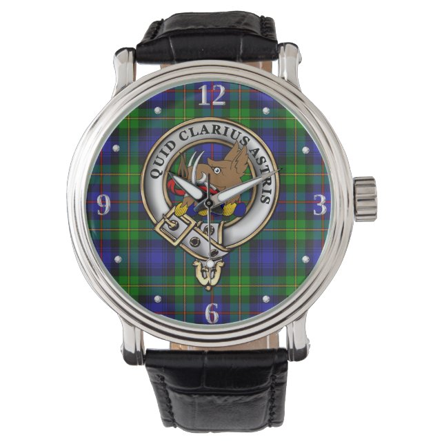 Montre Baillie Clan Badge & Tartan (devant)