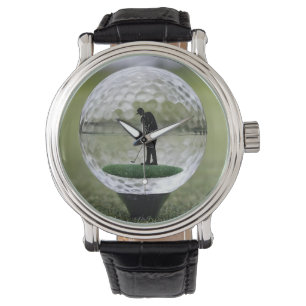 Montre Bal De Golf En Verre Avec Lecteur De Golf À L'Inté