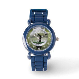 Montre Bal De Golf En Verre Avec Lecteur De Golf À L'Inté