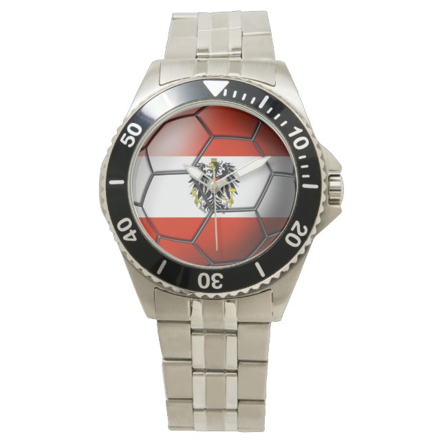 Montre Bal de soccer Autriche (devant)