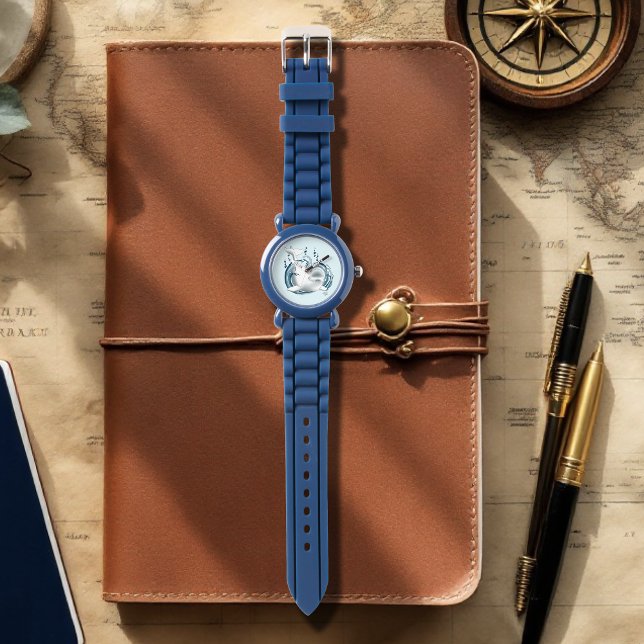 Montre Baleine Béluga Bleue (Créateur téléchargé)