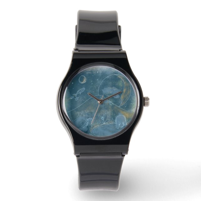 Montre baleine noire (Recto)