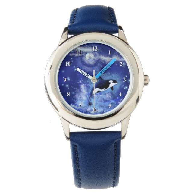Montre Baleine Tueuse qui saute (devant)