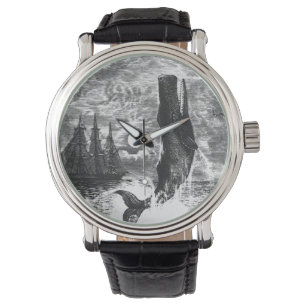 Montre Baleine vintage, Vie Marine Animaux