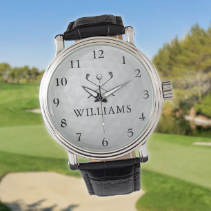 Montre Balle de golf personnalisée avec nom