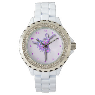 Montre Ballerina Art Purple Danse Danse Ballet Dancer Des