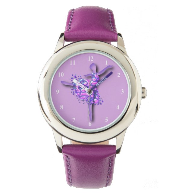 Montre Ballerina Ballet Dancer Watch violet (devant)