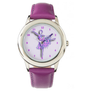 Montre Ballerina Purple Watch Ballet Danseuse Fille