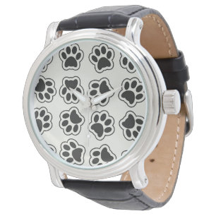 Montre Balles noires, Paws de chien, Paws de chat, Plan