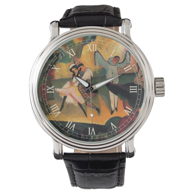 Montre Ballet Russes, Ballet russe par August Macke (devant)