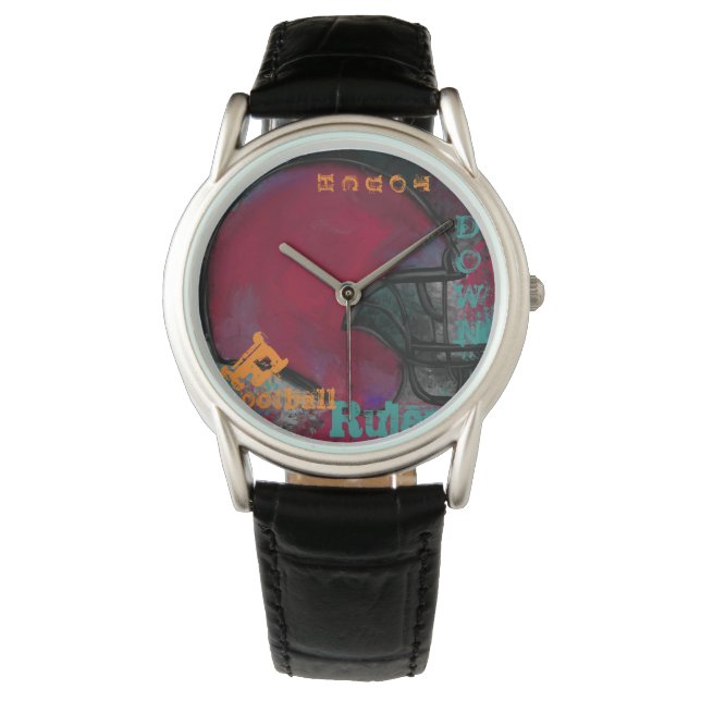 MONTRE BALLON DE FOOT AMÉRICAIN (devant)
