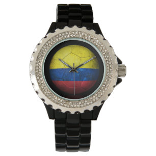 Montre Ballon de football colombien usé du football de