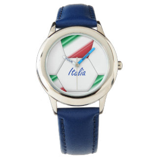Montre Ballon ITALIE FOOTBALL equipe nationale et drapeau
