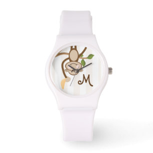Montre Banane singe monogramme