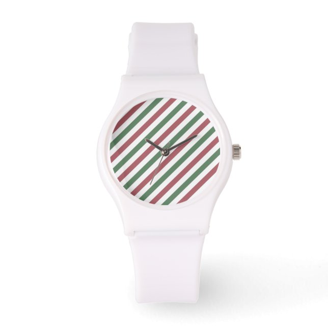 Montre Bandes de Noël personnalisables (Recto)