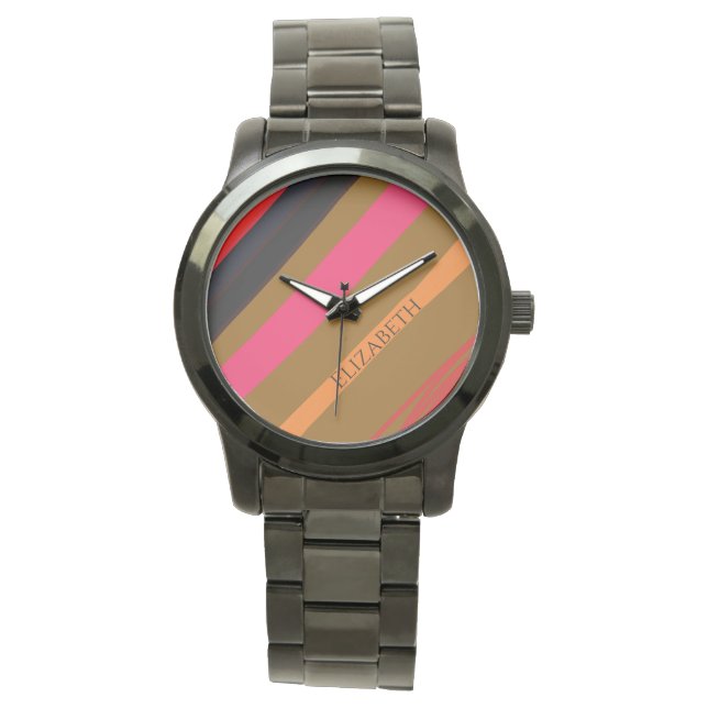 Montre Bandes de nom personnalisées (devant)
