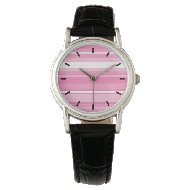 Montre Bandes roses (devant)