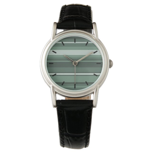 Montre Bandes vertes (devant)
