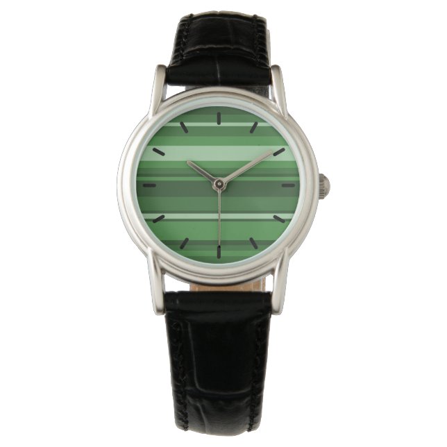 Montre Bandes vertes (devant)