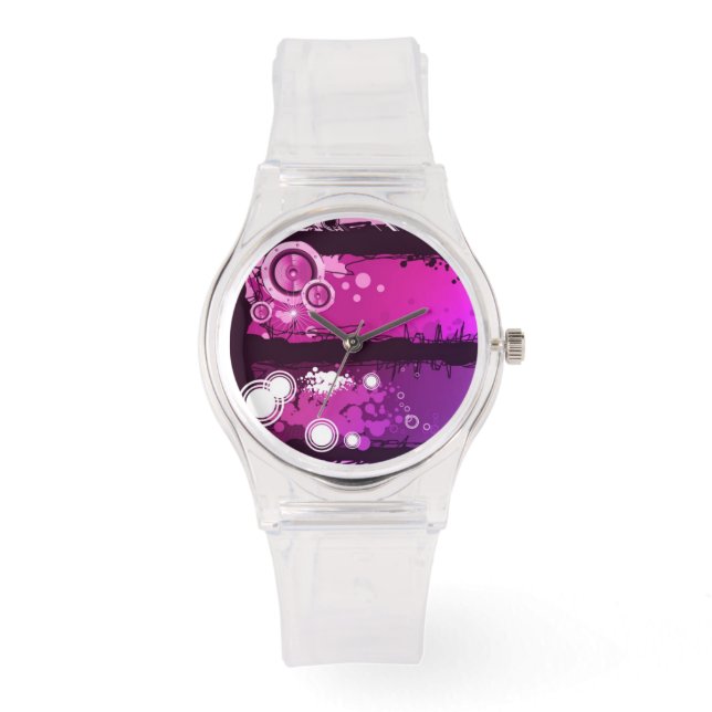 Montre Bannière musicale Grunge Style 3 (Recto)