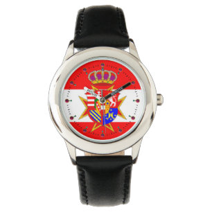 Montre Bannière rouge blanc Grand-Duché de Toscane