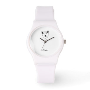 Montre Barbary Lioness Sporty White Silicon Watch